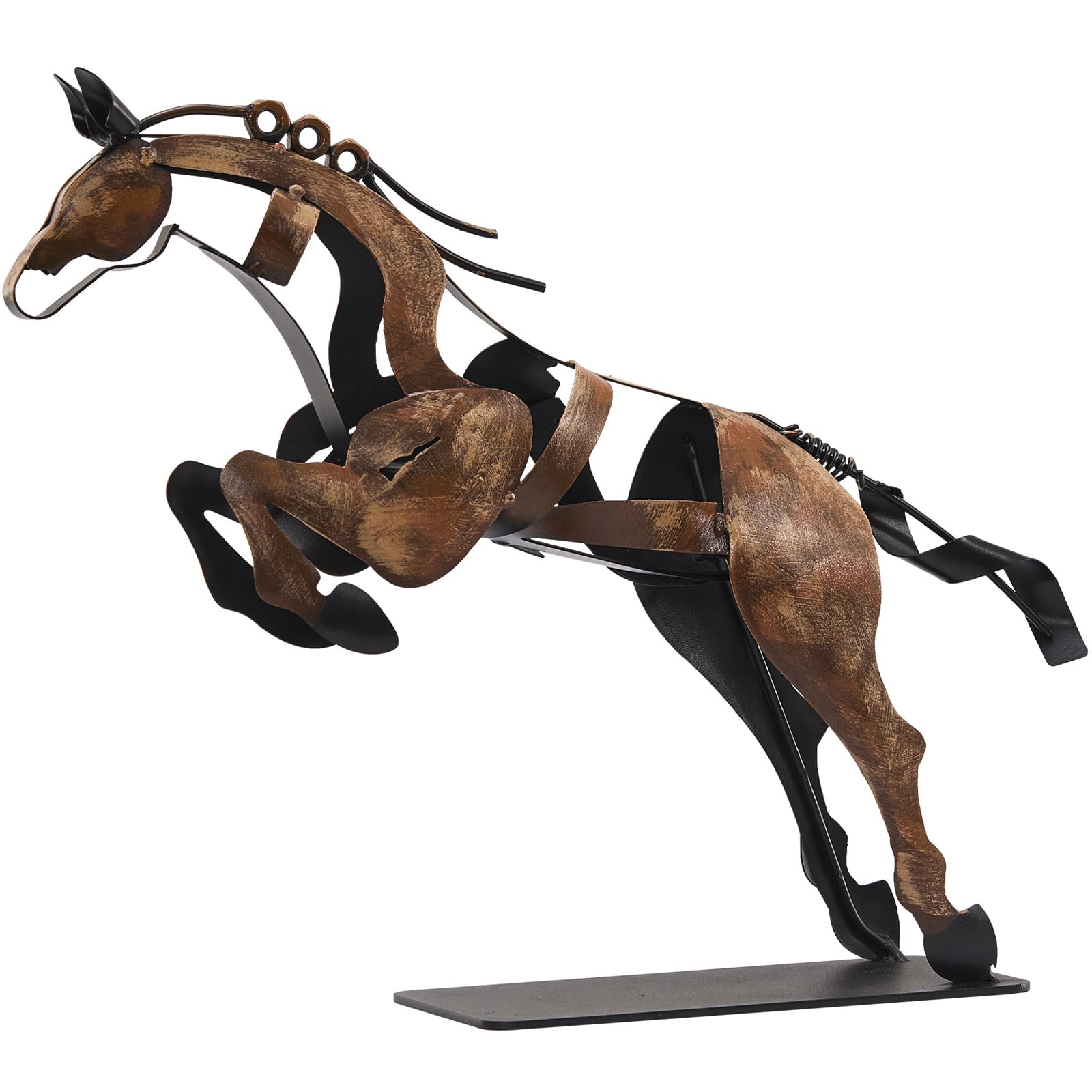 Amazon.co.jp: SunBlogs アートメタル馬像、ウエスタンホーム